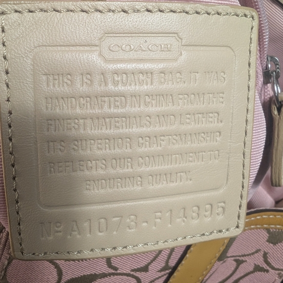 COACH Signature Cassie Turnlock Shoulder Bag - Picture 9 of 15